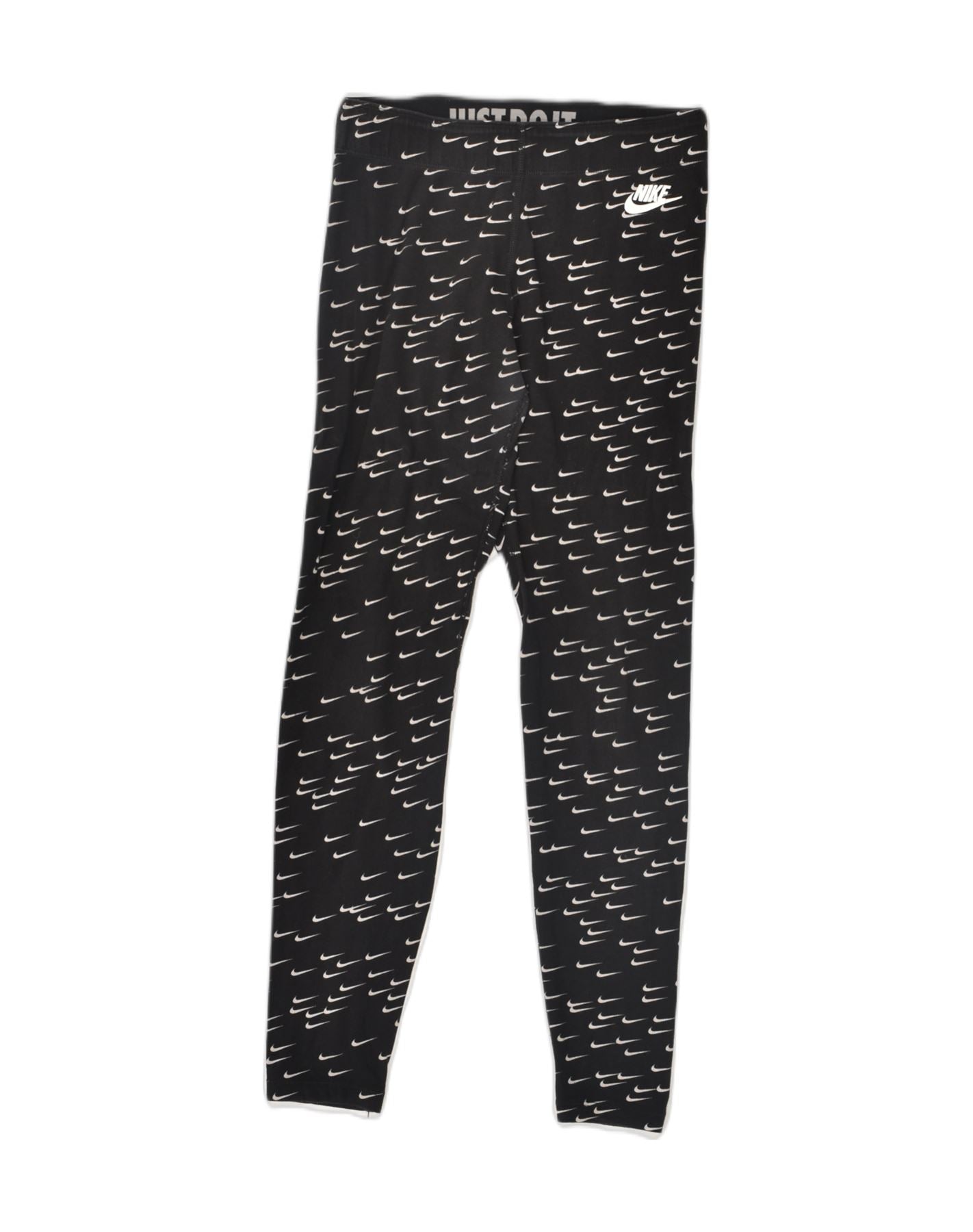 NIKE Womens Leggings UK 10 Small Black Cotton, Vintage & Second-Hand  Clothing Online