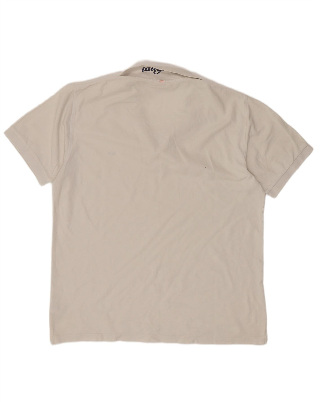 Sun68 Mens Polo Shirt 2XL White Cotton