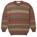 St. Bernard Mens Crew Neck Jumper Sweater XL Multicoloured Geometric Wool