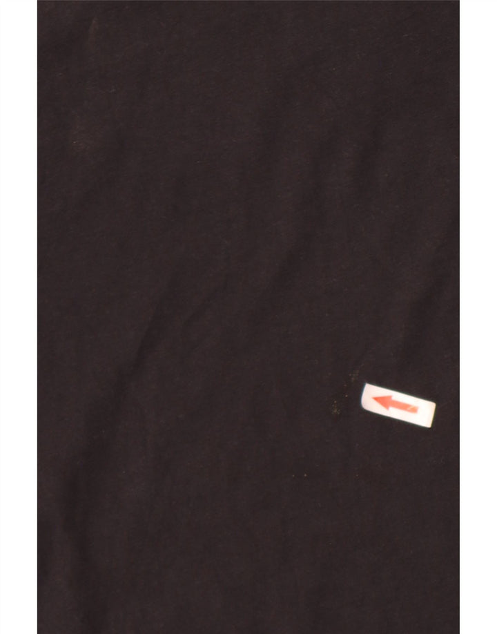 Jack & Jones Mens T-Shirt Top Large Black Cotton