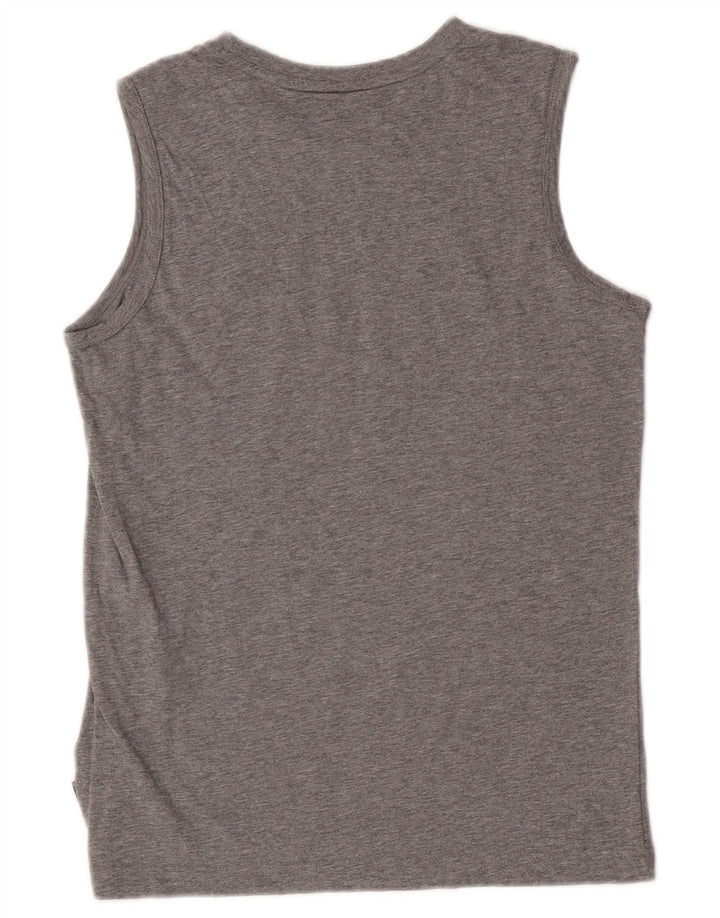 Puma Boys Graphic Vest Top 13-14 Years Grey Flecked