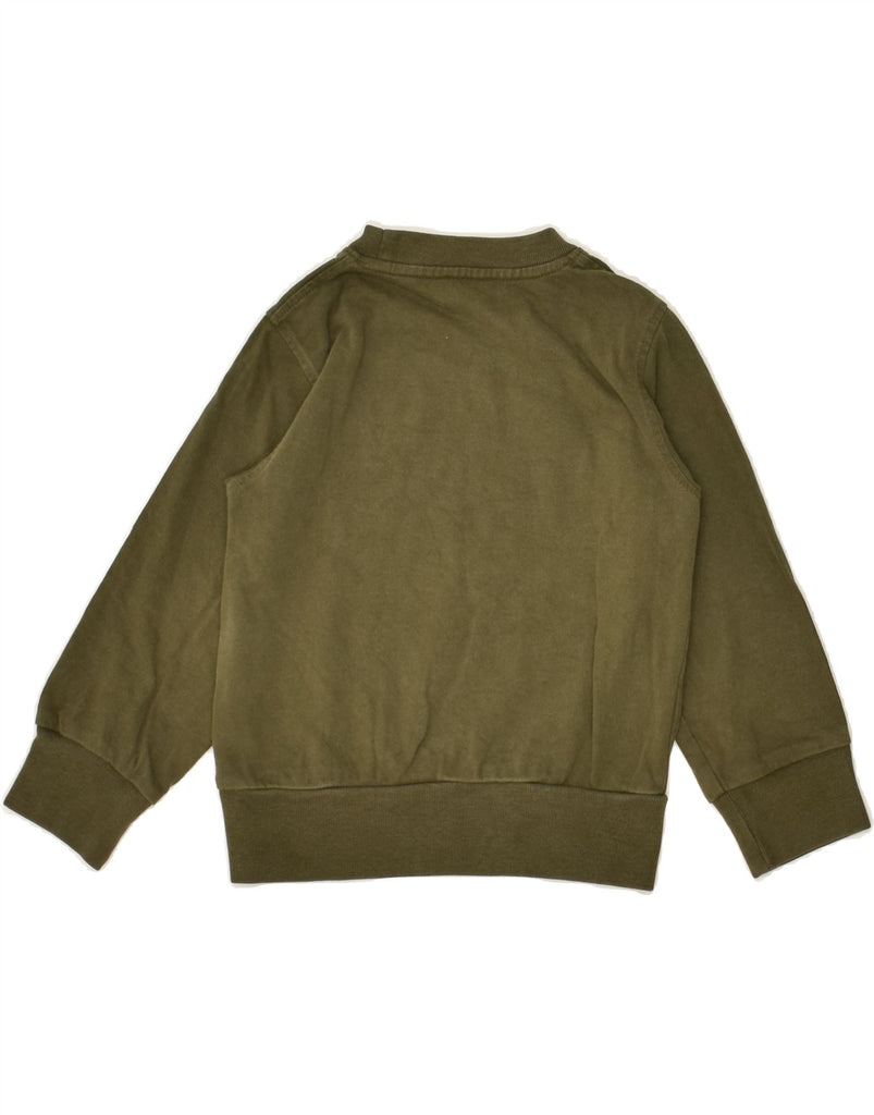 DOLCE & GABBANA Boys Graphic Hoodie Jumper 2-3 Years Khaki Cotton | Vintage Dolce & Gabbana | Thrift | Second-Hand Dolce & Gabbana | Used Clothing | Messina Hembry 