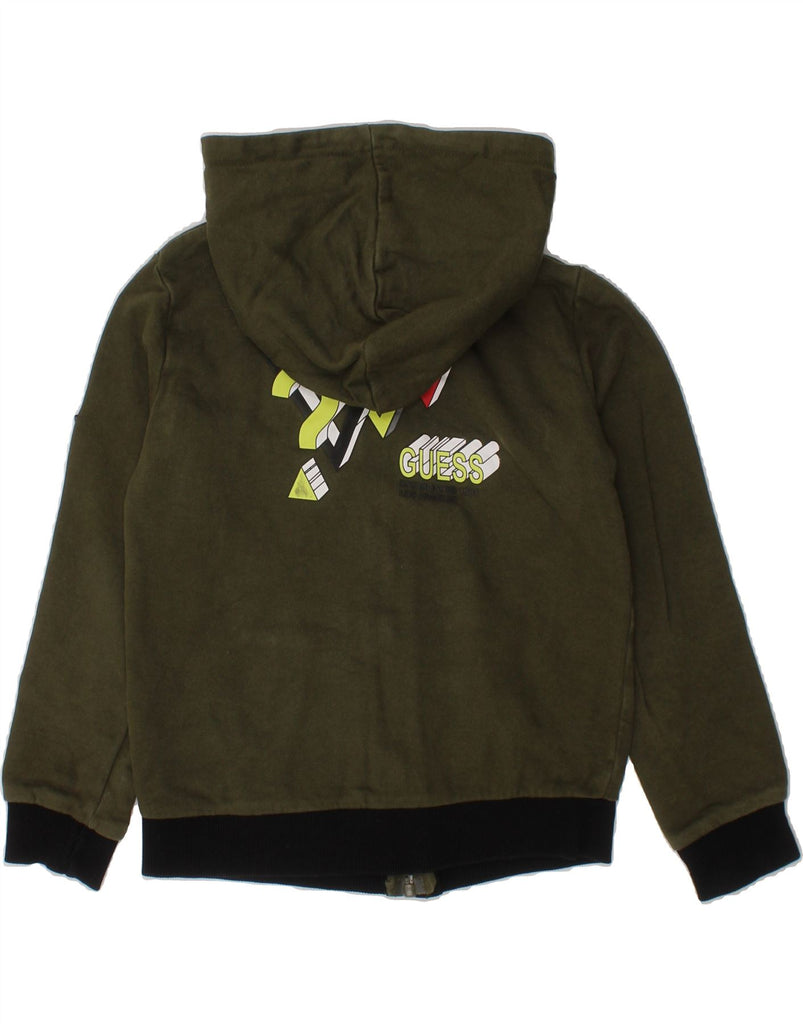 GUESS Boys Graphic Full Tracksuit 5-6 Years  Khaki Colourblock Cotton Vintage Guess and Second-Hand Guess from Messina Hembry 