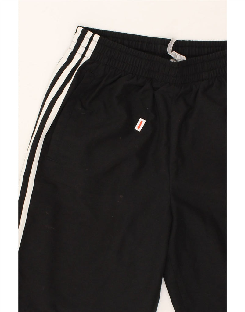 ADIDAS Boys Sport Shorts 13-14 Years Black Polyester | Vintage Adidas | Thrift | Second-Hand Adidas | Used Clothing | Messina Hembry 