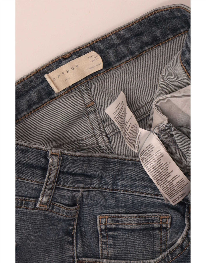 Topshop Womens Jamie Skinny Jeans W34 L25 Blue Polyester