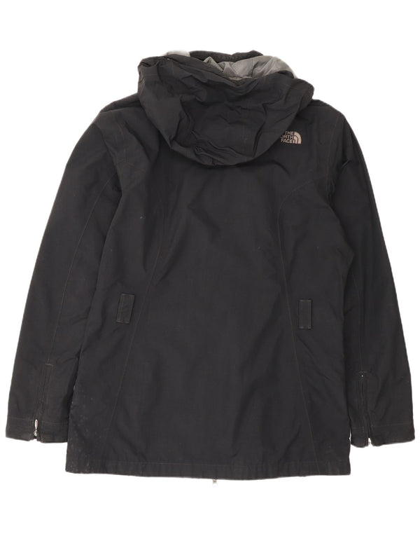 The North Face Womens Hooded Waterproof Jacket UK 16 Large Black