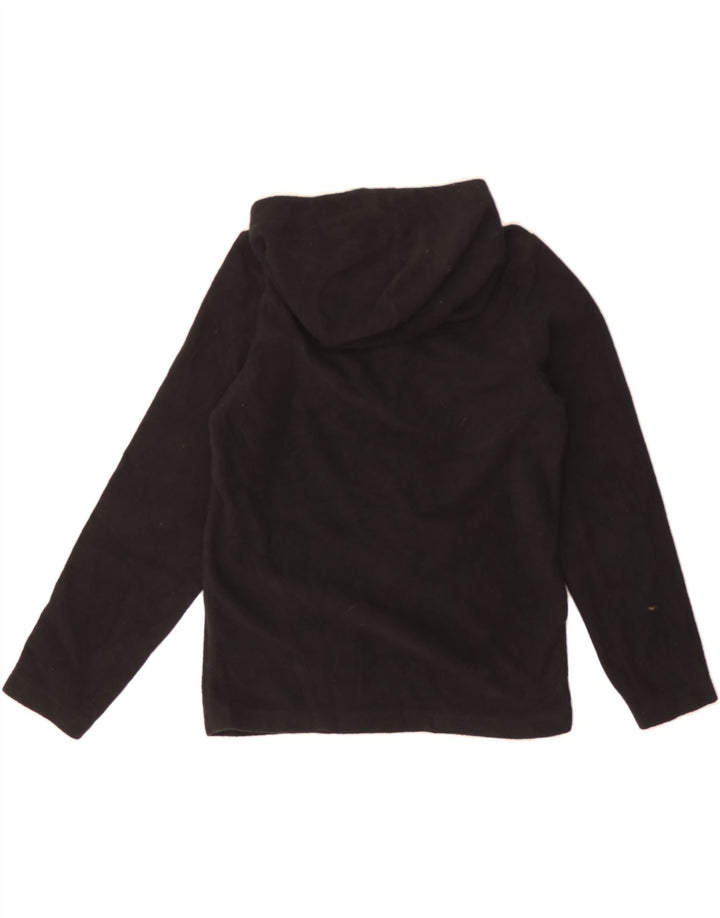 MOUNTAIN WAREHOUSE Boys Zip Neck Fleece Jumper 11-12 Years Black Polyester Vintage Mountain Warehouse and Second-Hand Mountain Warehouse from Messina Hembry 