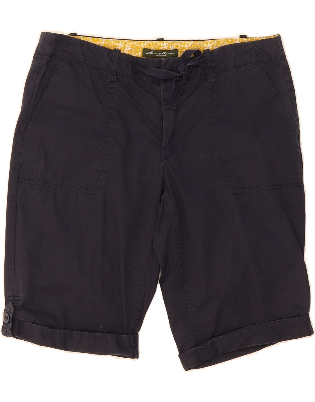 EDDIE BAUER Womens Seattle Casual Shorts US 6 Medium W32  Navy Blue Cotton Vintage Eddie Bauer and Second-Hand Eddie Bauer from Messina Hembry 