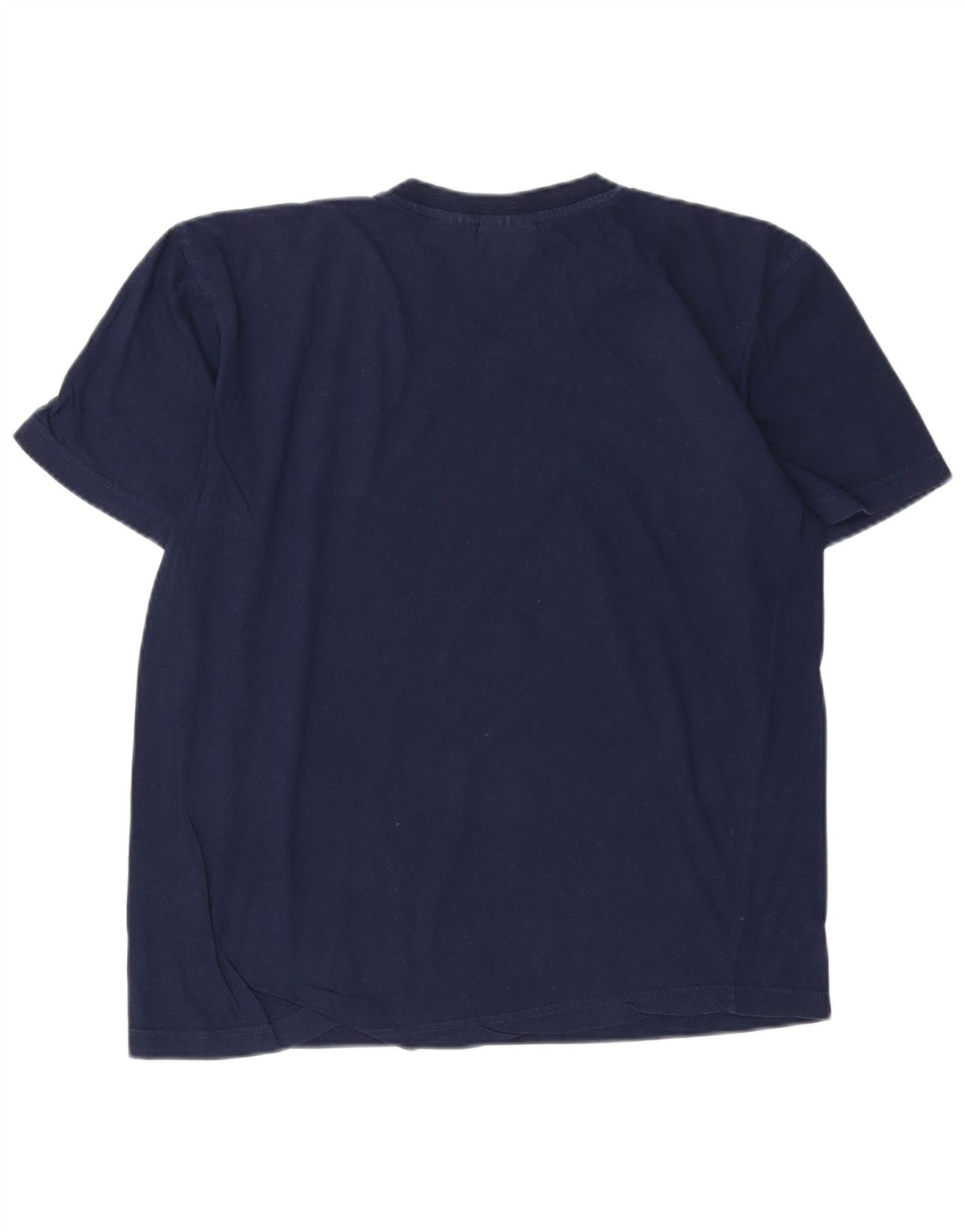 FILA Mens T-Shirt Top Medium Navy Blue Cotton