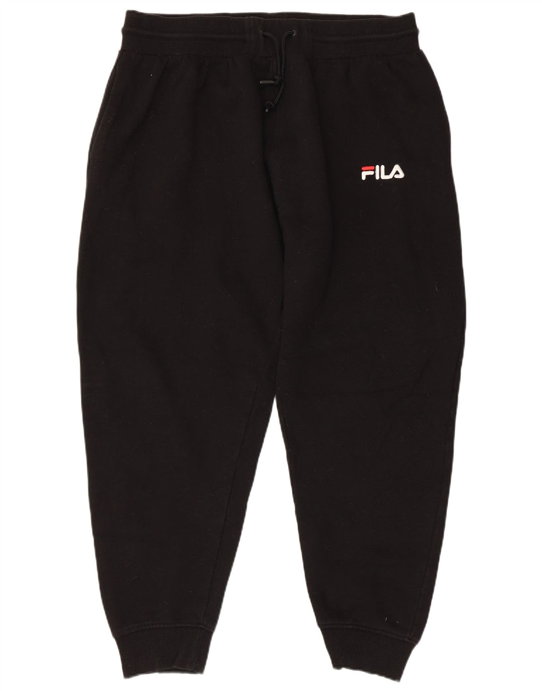 FILA Mens Tracksuit Trousers Joggers 2XL  Black Polyester