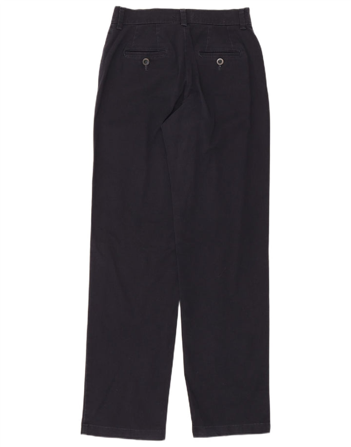 Lee Womens Straight Casual Trousers US 6 Medium W29 L33 Navy Blue Classic