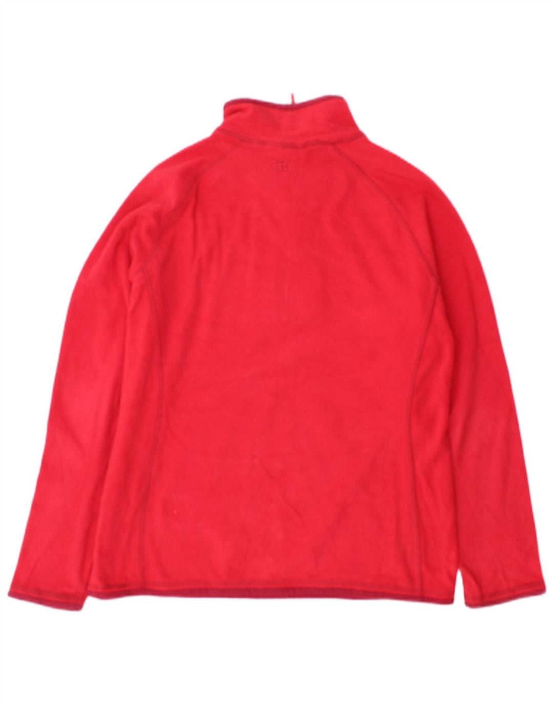 Mountain Warehouse Womens Zip Neck Fleece Jumper UK 14 Large Red Polyester