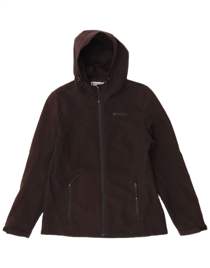 Mountain Warehouse Womens Hooded Windbreaker Jacket UK 14 Large Black