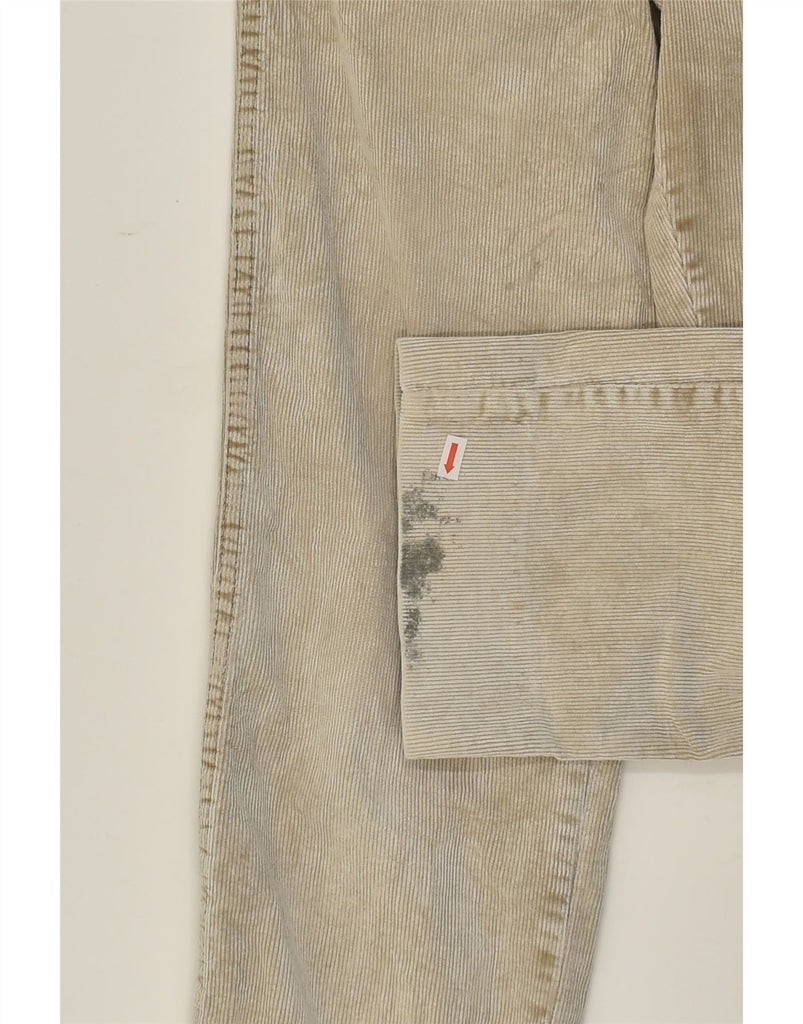 WRANGLER Mens Straight Corduroy Trousers W30 L27  Beige Cotton | Vintage Wrangler | Thrift | Second-Hand Wrangler | Used Clothing | Messina Hembry 