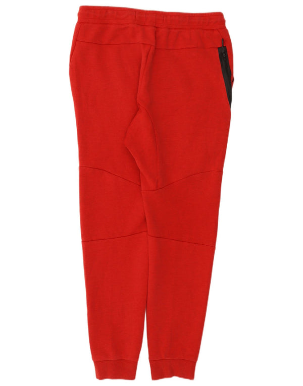 Nike Mens Tracksuit Trousers Joggers Large Red Cotton