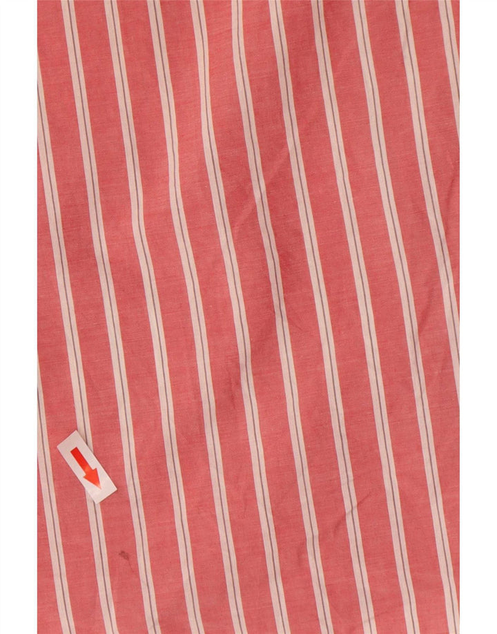 Massimo Dutti Mens Shirt Large Red Striped