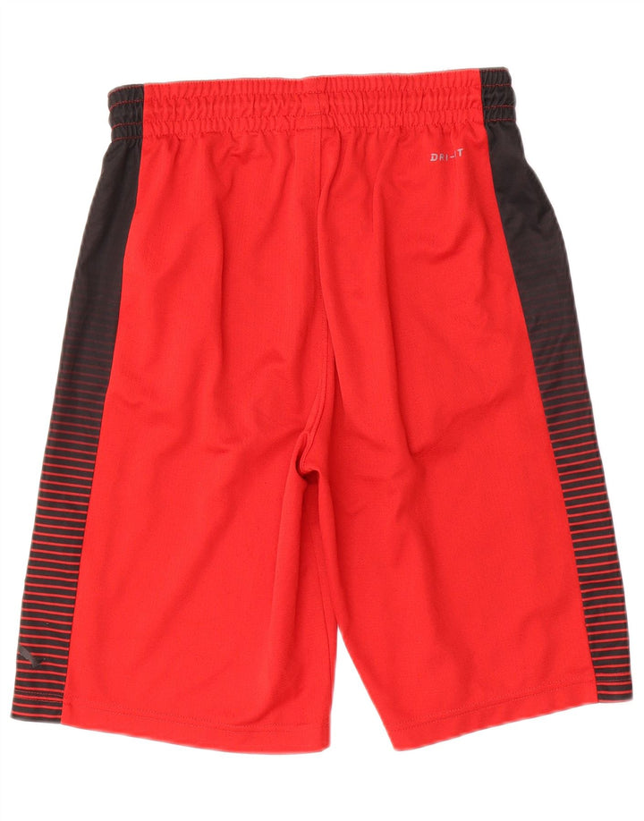 Jordan Mens Dri Fit Graphic Sport Shorts Small Red Colourblock Polyester