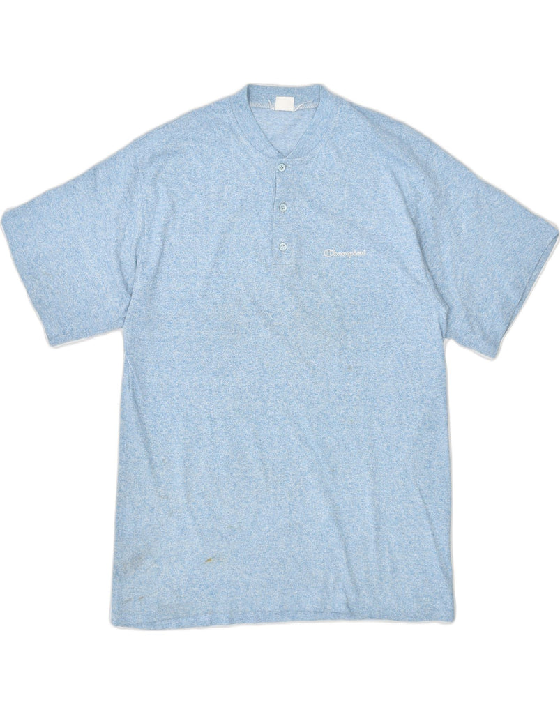 CHAMPION Mens T-Shirt Top Small Blue Flecked | Vintage | Thrift | Second-Hand | Used Clothing | Messina Hembry 