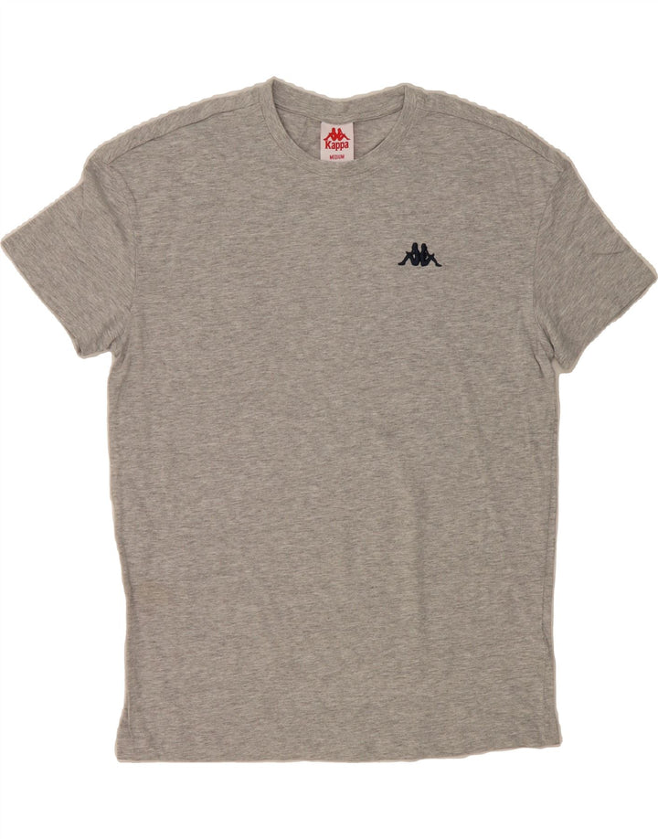 KAPPA Mens T-Shirt Top Medium Grey Flecked Cotton Vintage Kappa and Second-Hand Kappa from Messina Hembry 