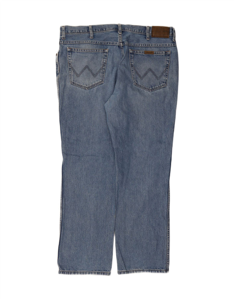 WRANGLER Mens Regular Fit Straight Jeans W40 L30 Blue Cotton Vintage Wrangler and Second-Hand Wrangler from Messina Hembry 
