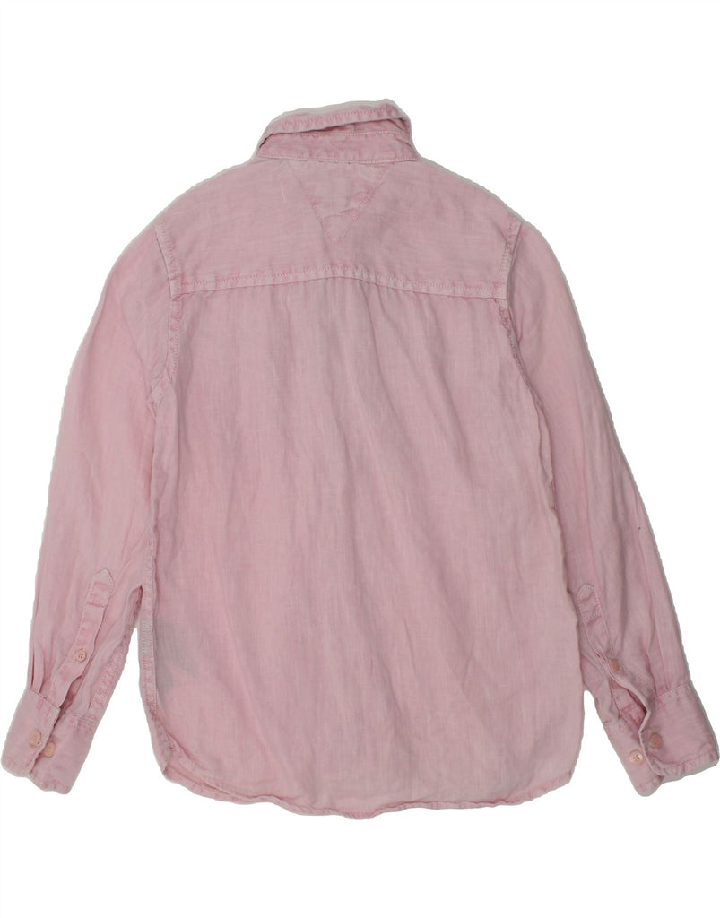 TOMMY HILFIGER Boys Shirt 7-8 Years Pink | Vintage Tommy Hilfiger | Thrift | Second-Hand Tommy Hilfiger | Used Clothing | Messina Hembry 