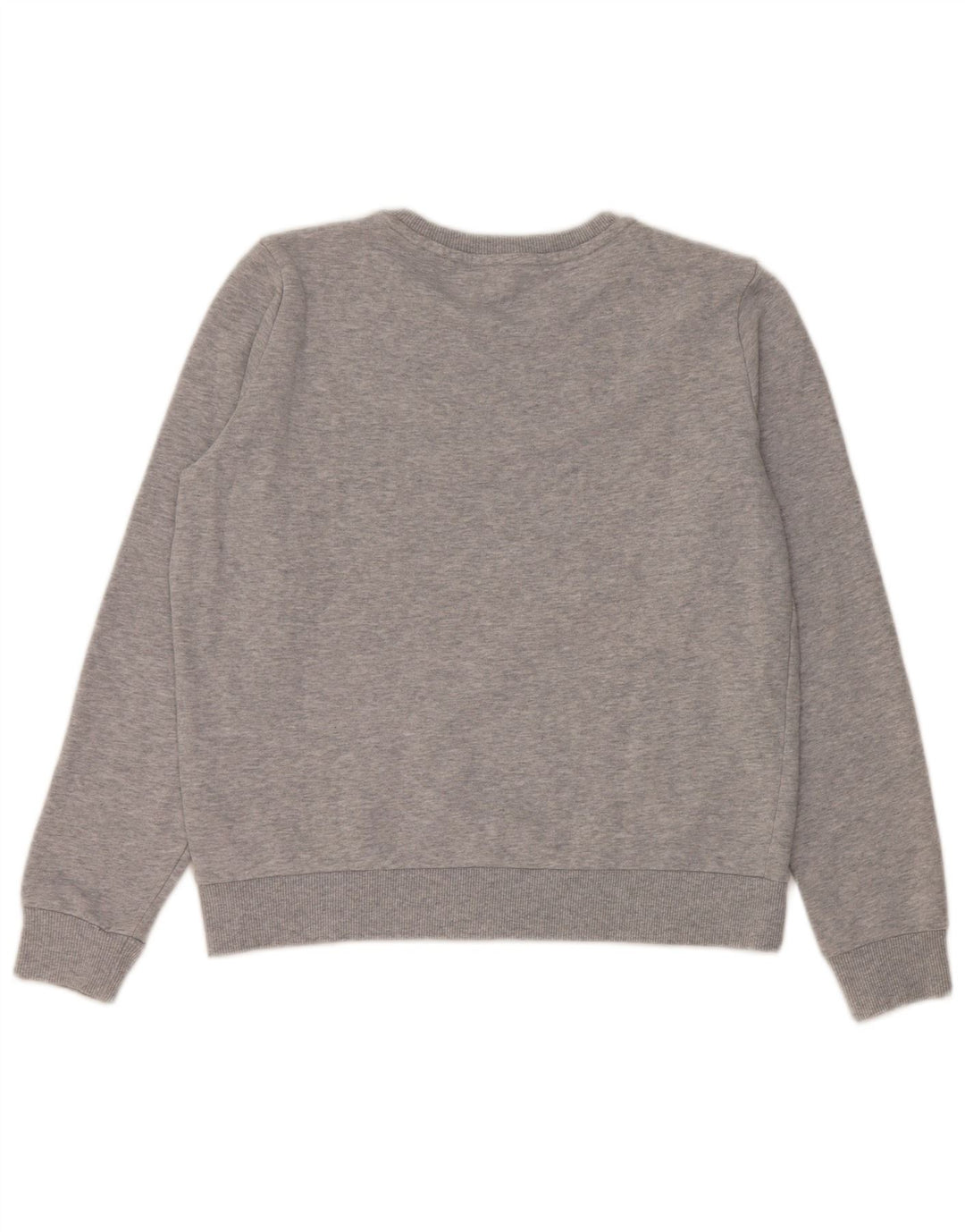 Armani Exchange Womens Graphic Sweatshirt Jumper UK 16 Large Grey Cotton