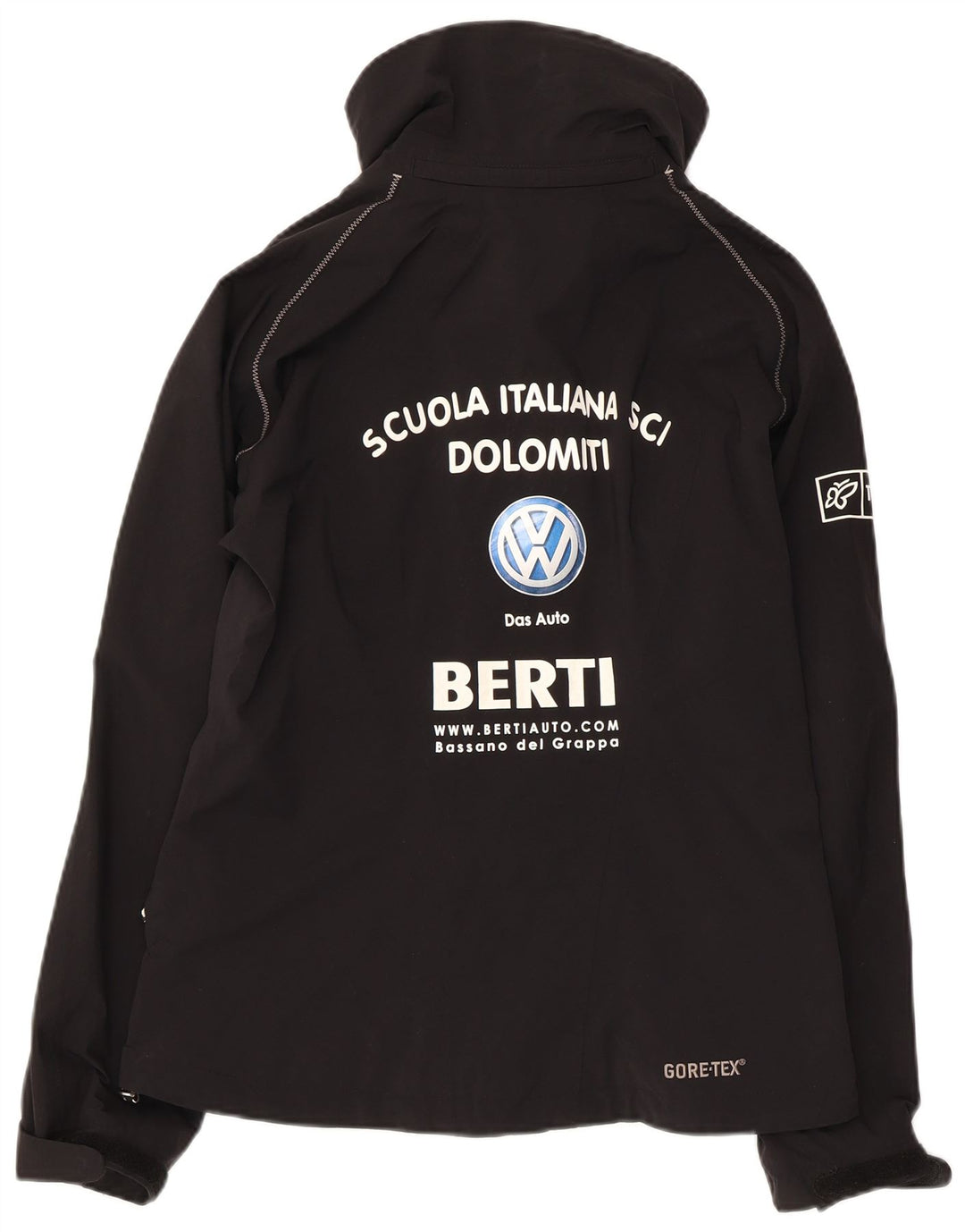 Peak Performance Womens Graphic Windbreaker Jacket UK 10 Small Black