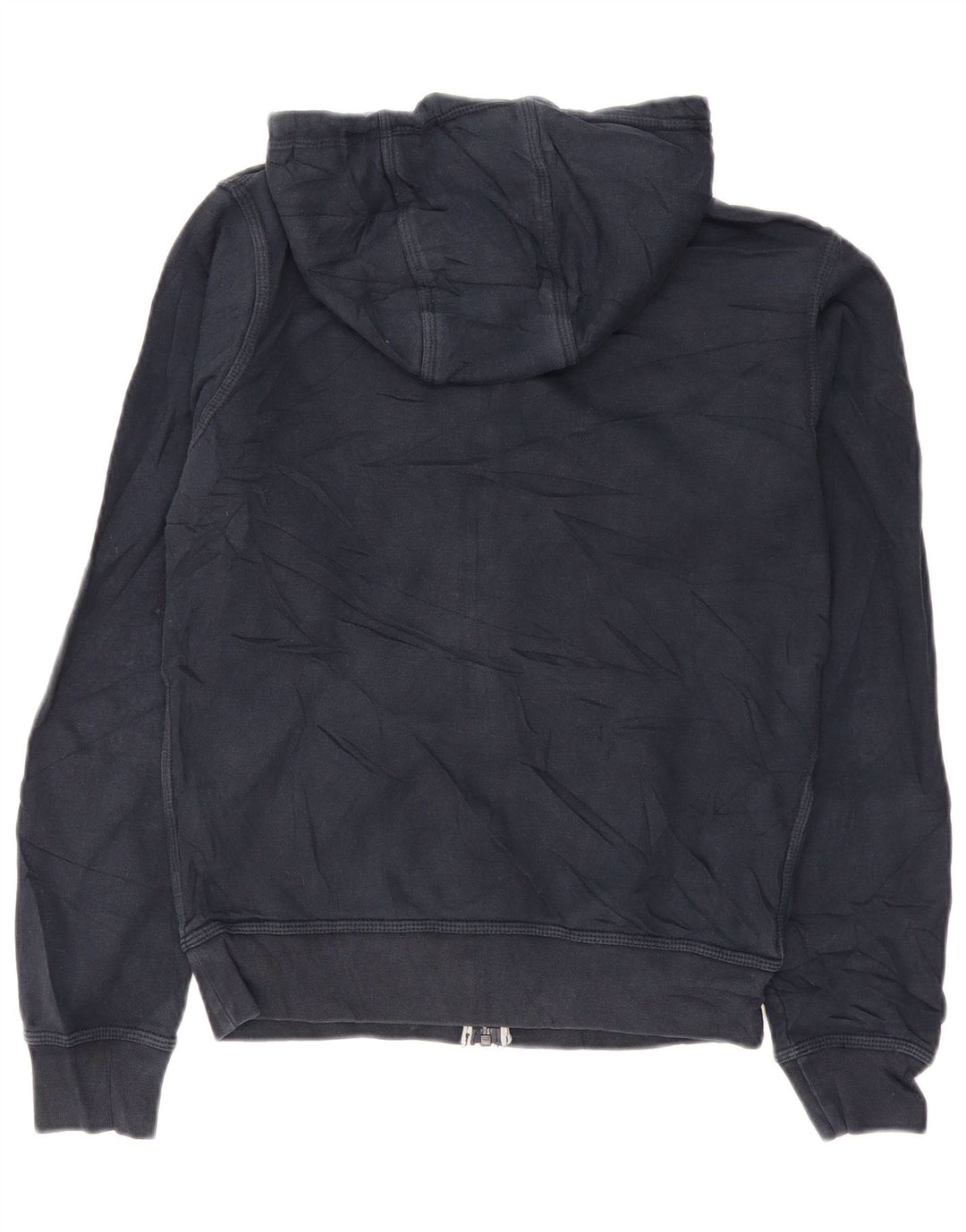 Nike Mens Zip Hoodie Sweater Small Navy Blue Cotton