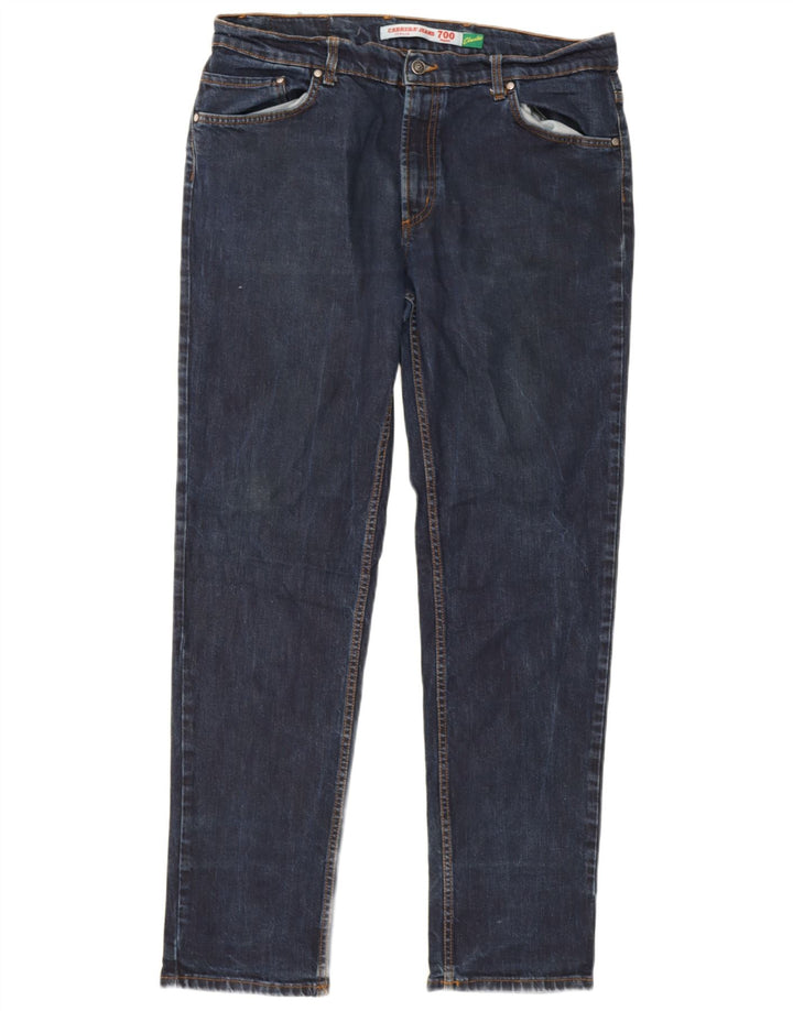 Carrera Mens 700 Regular Slim Jeans W40 L34 Blue Cotton