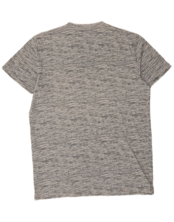 Hollister Mens T-Shirt Top Small Grey Flecked Cotton