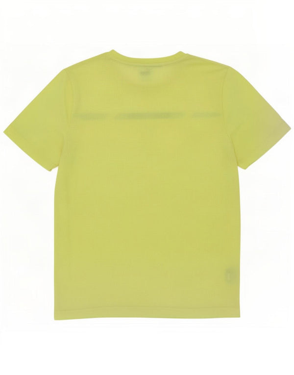 Puma Mens Graphic T-Shirt Top Small Green Polyester