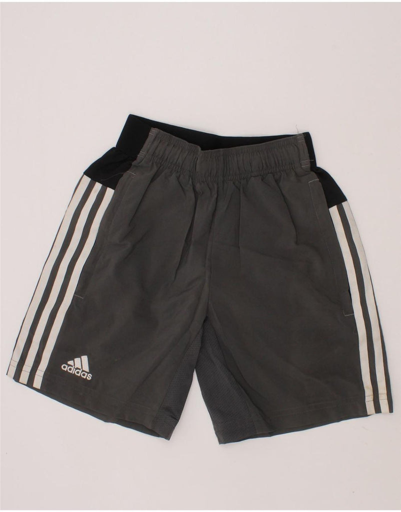 ADIDAS Boys Sport Shorts 11-12 Years  Grey Polyester Vintage Adidas and Second-Hand Adidas from Messina Hembry 