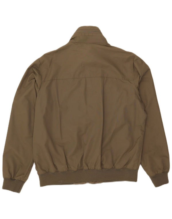 Brugi Mens Bomber Jacket IT 52 XL Khaki Nylon