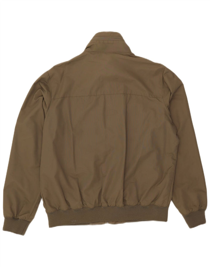 Brugi Mens Bomber Jacket IT 52 XL Khaki Nylon