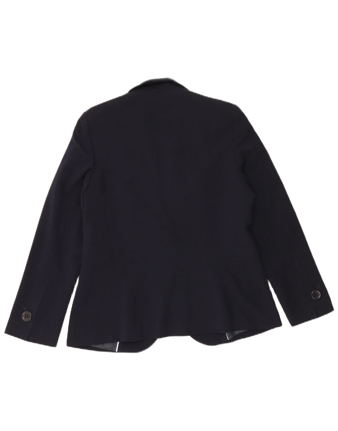 Marks & Spencer Womens 1 Button Blazer Jacket UK 16 Large Navy Blue