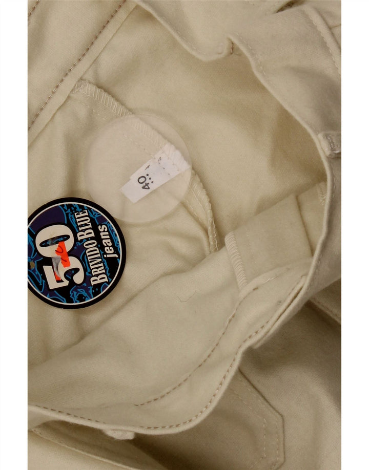 Vintage Womens Bootcut Casual Trousers IT 40 Small W27 L32 Beige