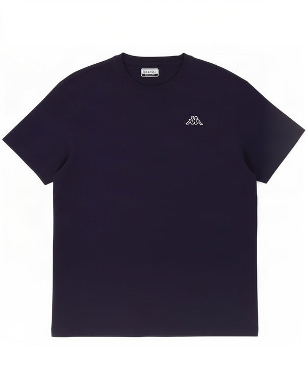Kappa Mens T-Shirt Top 3XL Navy Blue Cotton