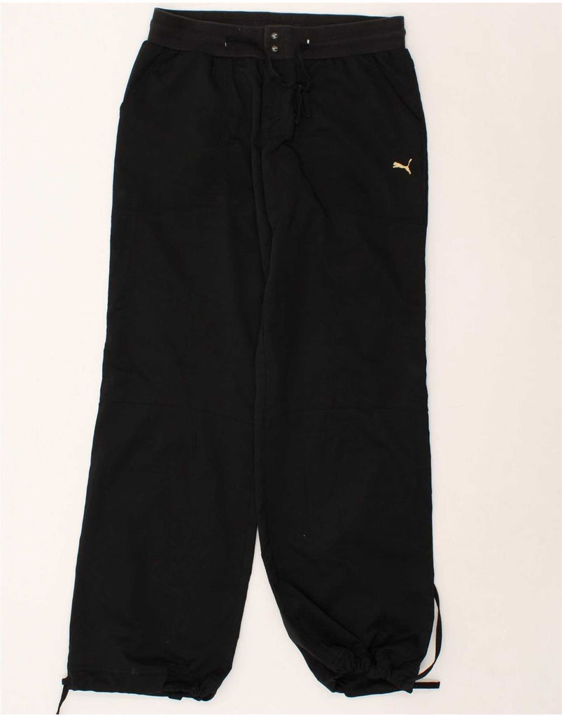 PUMA Womens Tracksuit Trousers UK 14 Medium Black Vintage Puma and Second-Hand Puma from Messina Hembry 