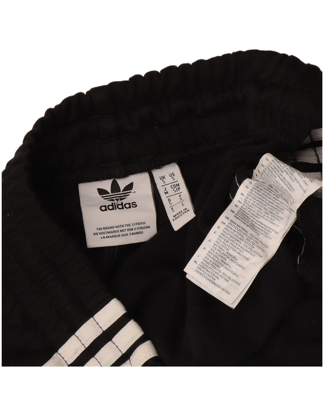 Adidas Mens Tracksuit Trousers Joggers Small  Black Polyester