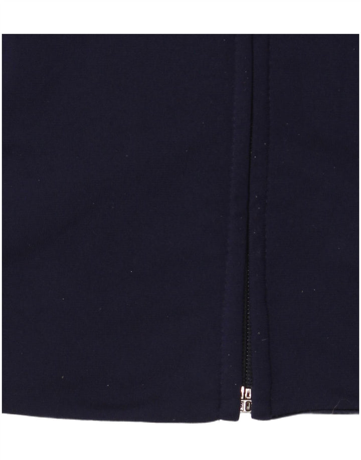 Puma Boys Graphic Tracksuit Top Jacket 9-10 Years Navy Blue Colourblock