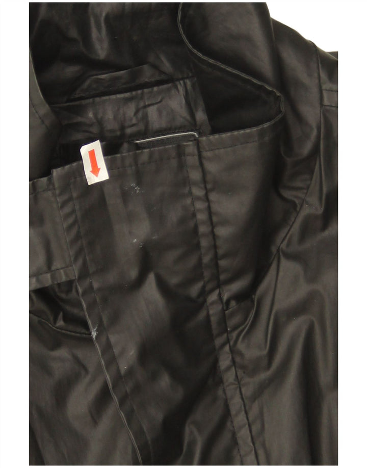 Le Frog Mens Utility Jacket UK 38 Medium Black Polyester