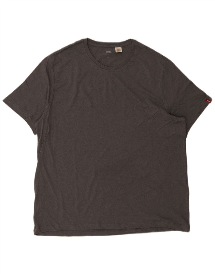 LEVI'S Mens T-Shirt Top 2XL Grey Cotton
