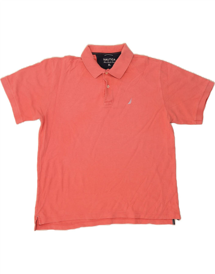 NAUTICA Mens Polo Shirt XL Pink Cotton Vintage Nautica and Second-Hand Nautica from Messina Hembry 