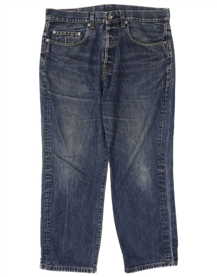 PEPE JEANS Mens Straight Jeans W38 L27 Navy Blue Cotton