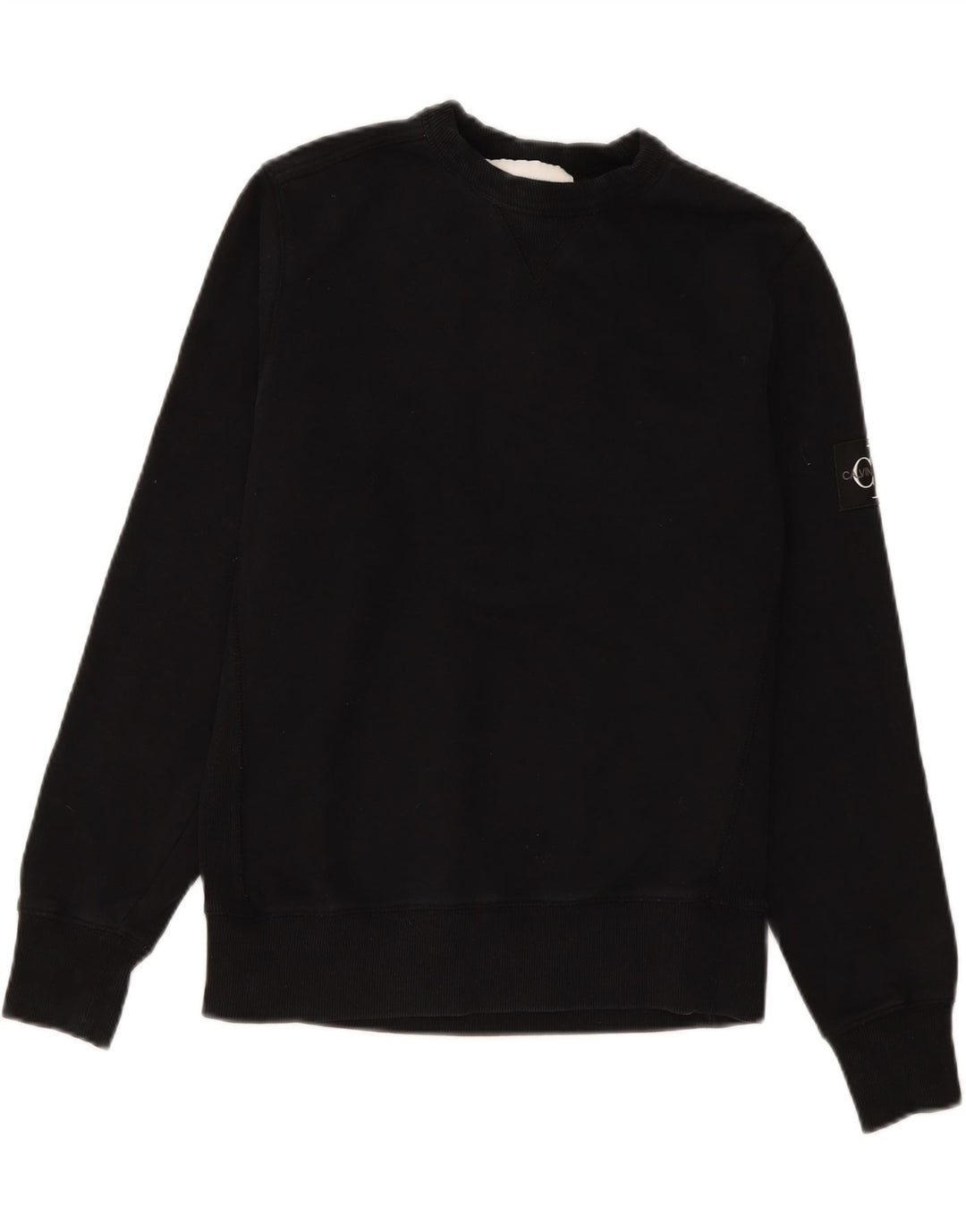 Calvin Klein Mens Sweatshirt Jumper XS Black Cotton