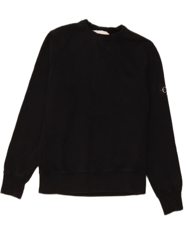 Calvin Klein Mens Sweatshirt Jumper XS Black Cotton