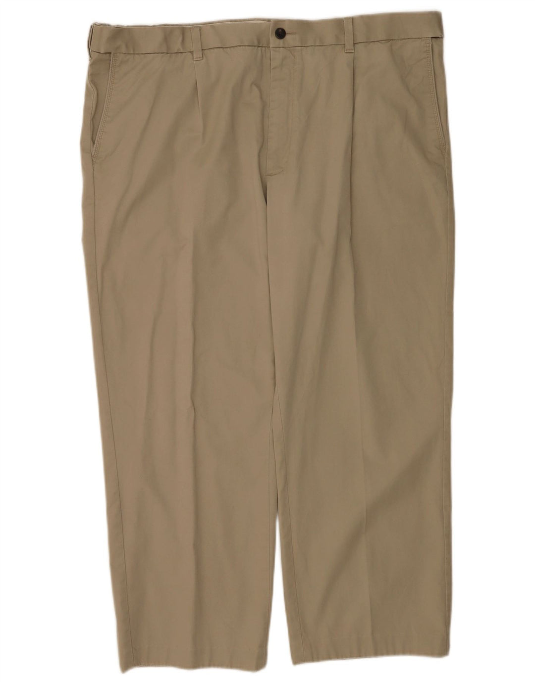 Marks & Spencer Mens Blue Harbour Pegged Chino Trousers W42 L29 Beige