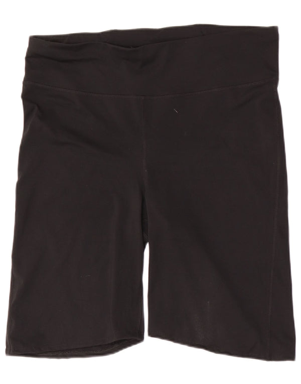 MARKS & SPENCER Womens Regular Fit Sport Shorts UK 16 Large Black