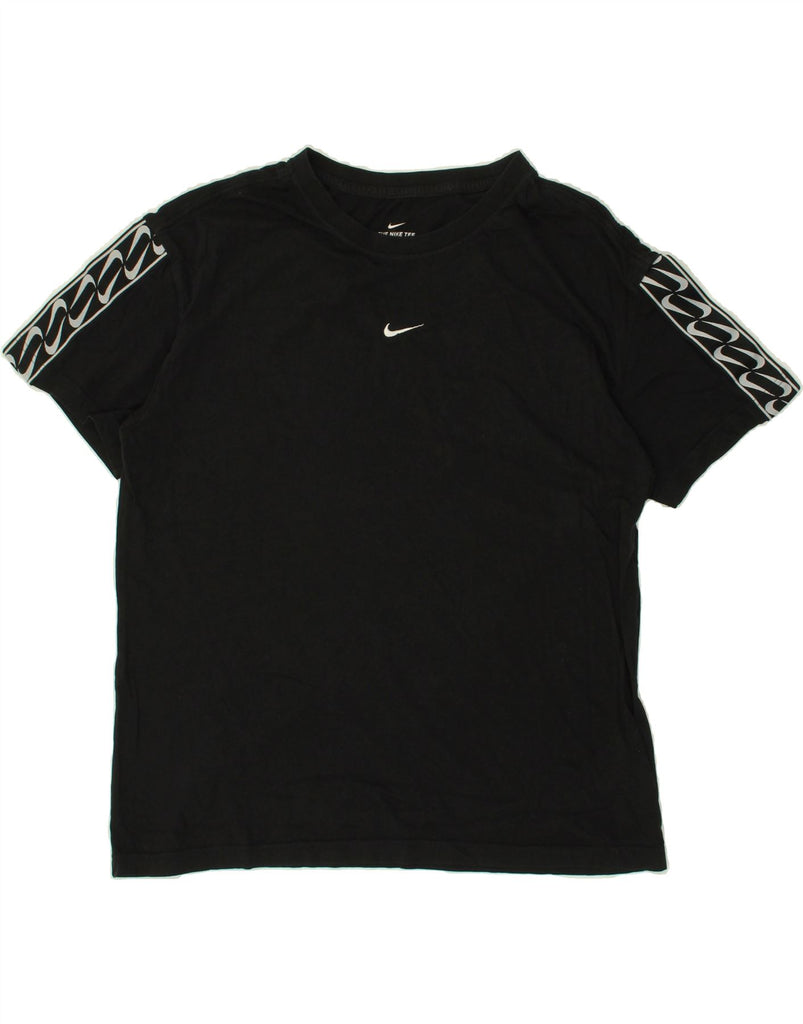 NIKE Mens Graphic T-Shirt Top Medium Black Cotton | Vintage Nike | Thrift | Second-Hand Nike | Used Clothing | Messina Hembry 