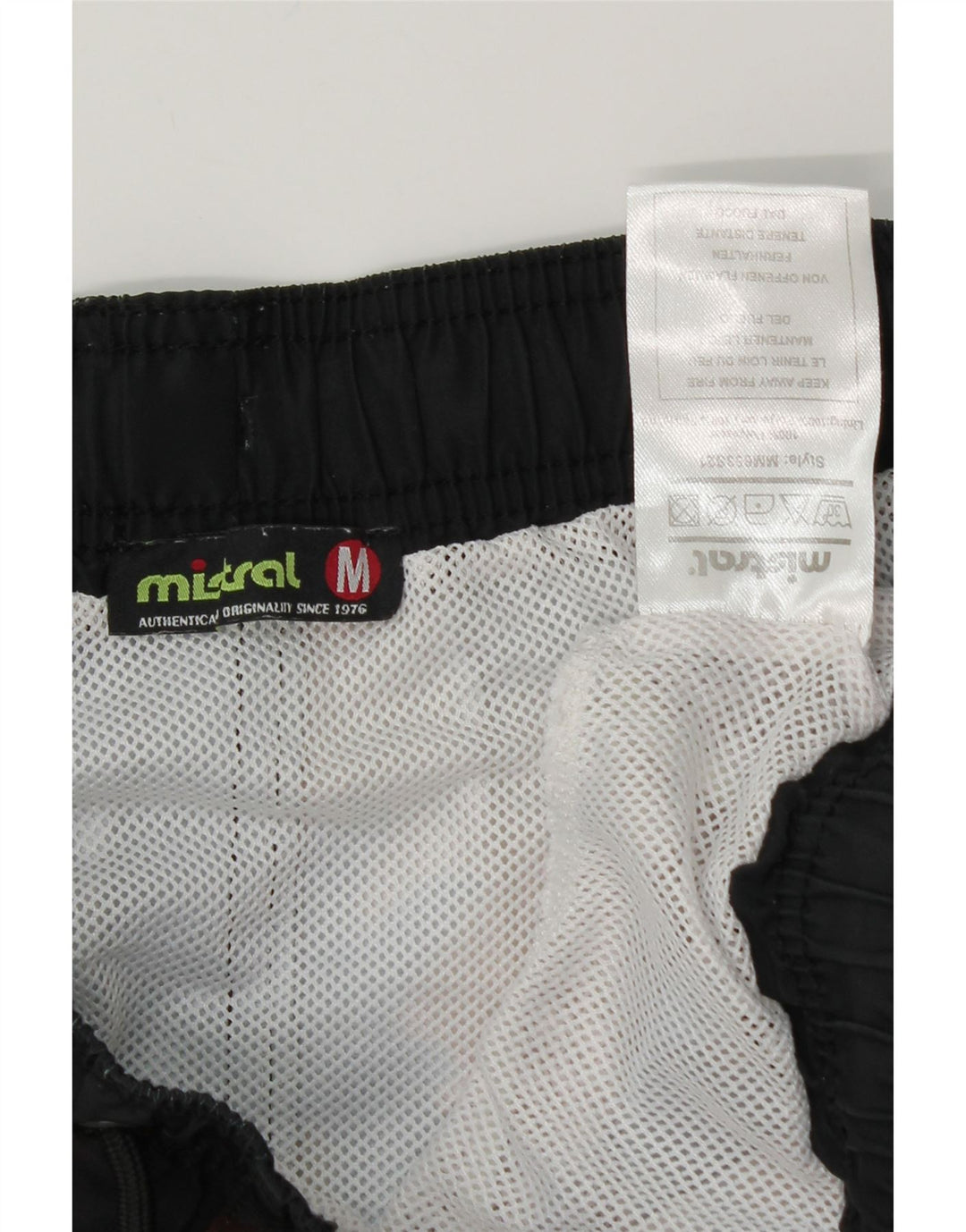 Mistral Mens Graphic Swimming Shorts Medium  Multicoloured Polyester